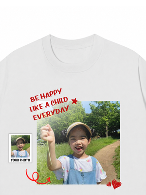 Áo Thun Custom Childhood's Photo