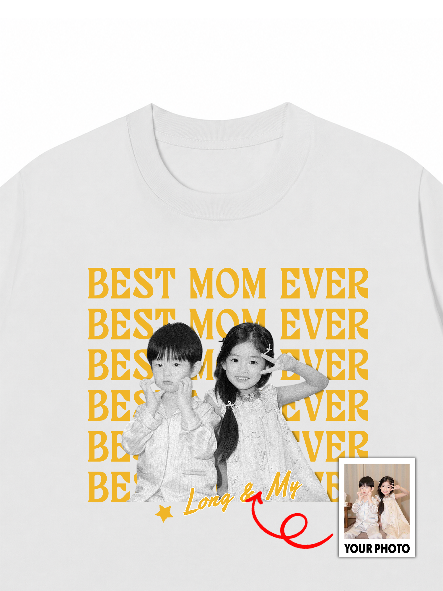 Áo Thun Custom Color Family Children Name Best Parent Ever