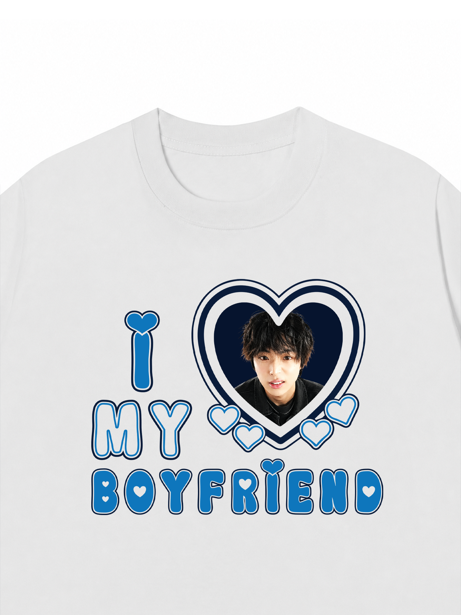 Áo Thun Custom Couple I Love My Boyfriend, Girlfriend