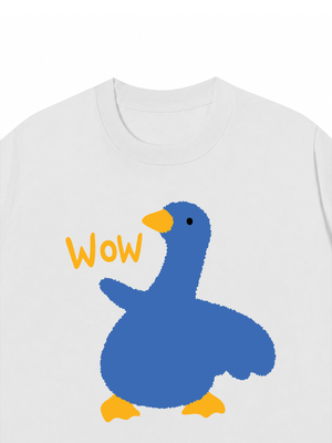 Áo Thun Custom Couple Wow Duck