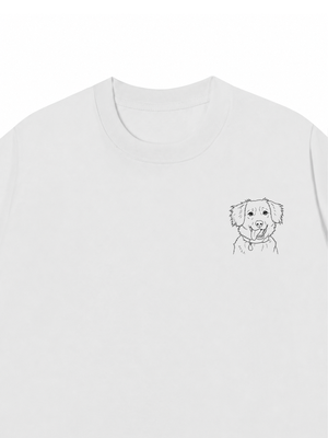 Áo Thun Custom Pet Lineart
