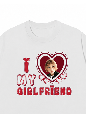 Áo Thun Custom Couple I Love My Boyfriend, Girlfriend