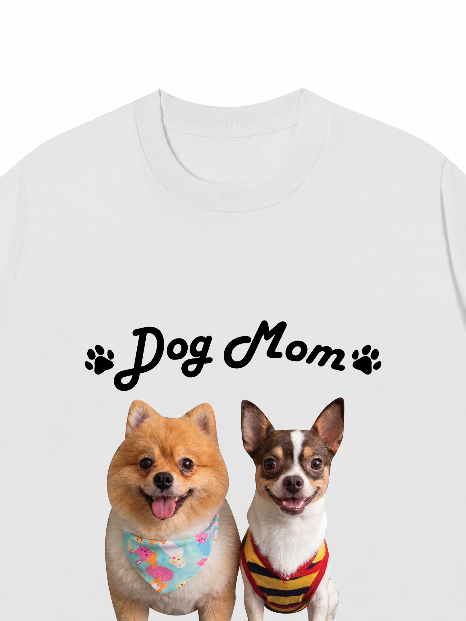 Áo Thun Custom Pet Smiling Dog Besties