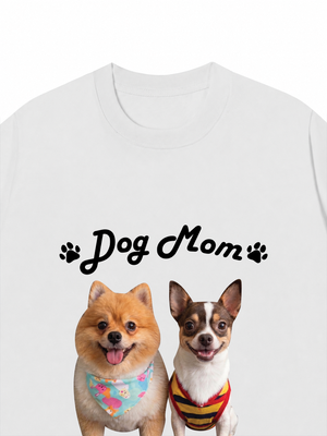 Áo Thun Custom Pet Smiling Dog Besties