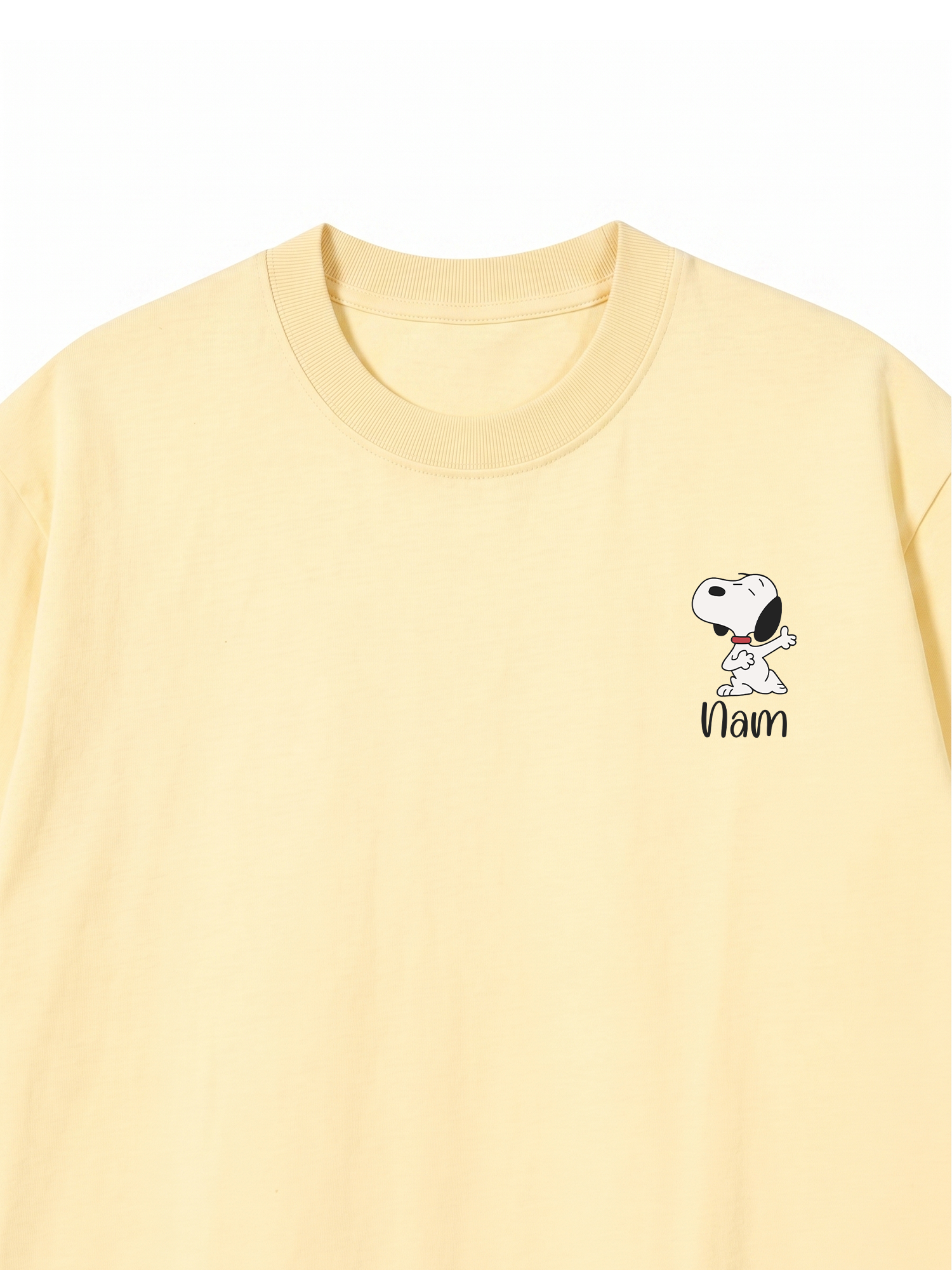 Áo Thun Custom Name Couple Cute Dog