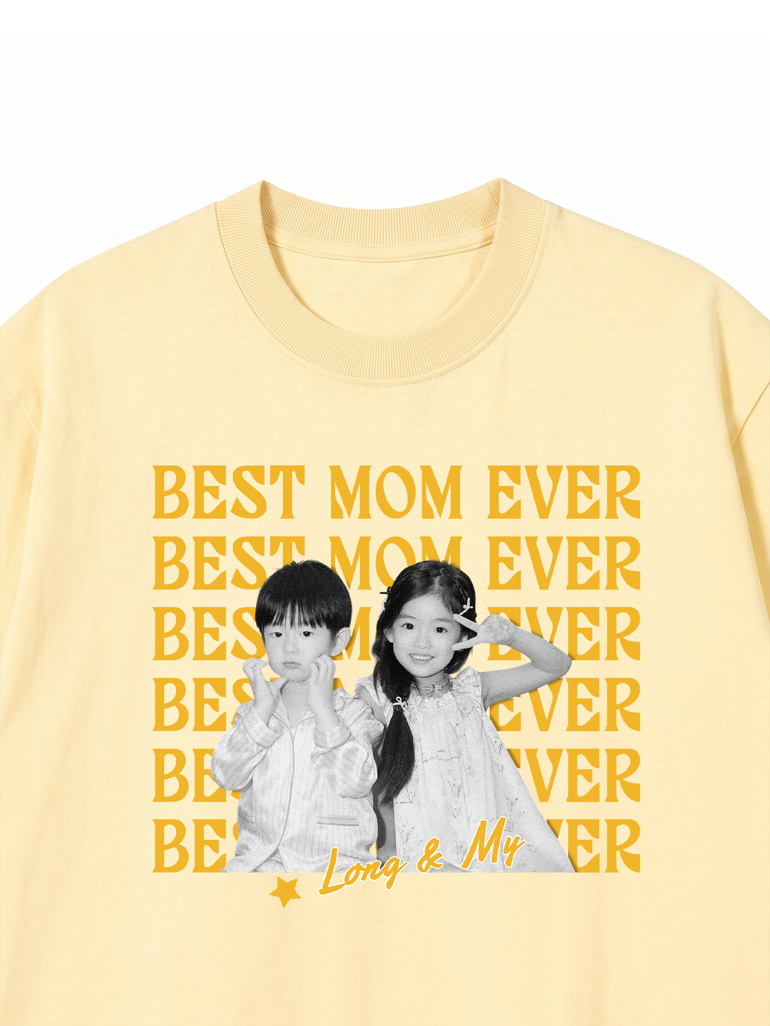Áo Thun Custom Color Family Children Name Best Parent Ever