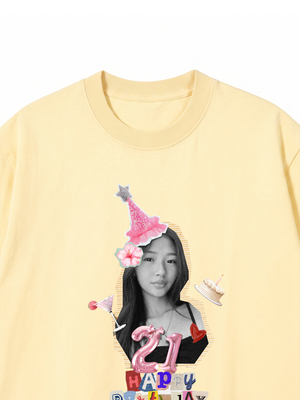 Áo Thun Custom Happy Birthday