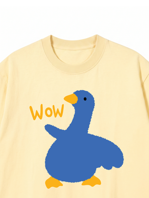 Áo Thun Custom Couple Wow Duck