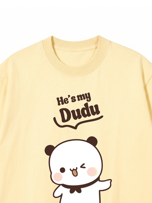 Áo Thun Custom Bubu & Dudu Couple Shirts Matching Bear T-Shirts