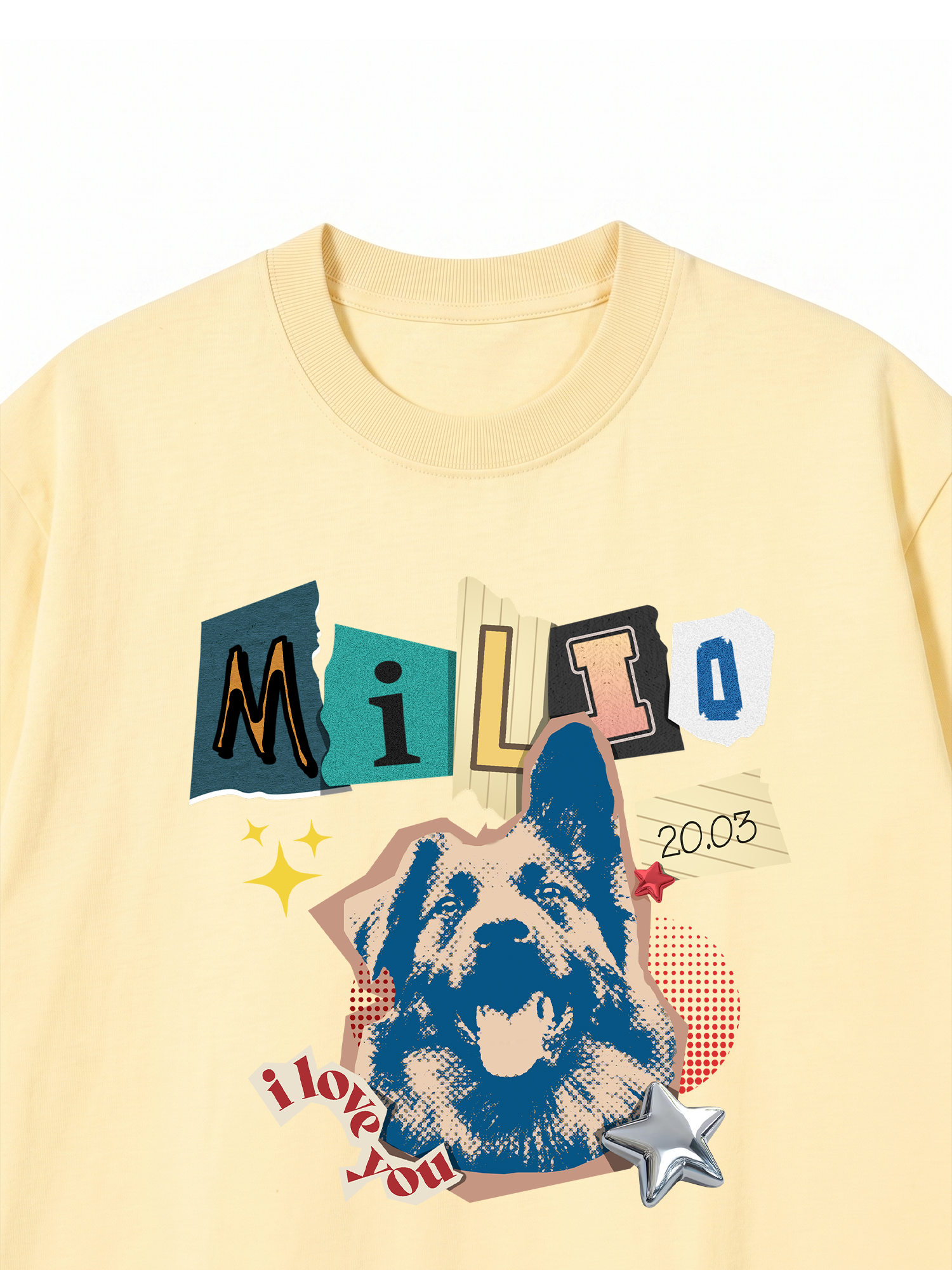 Áo Thun Custom Pet's name and birthday