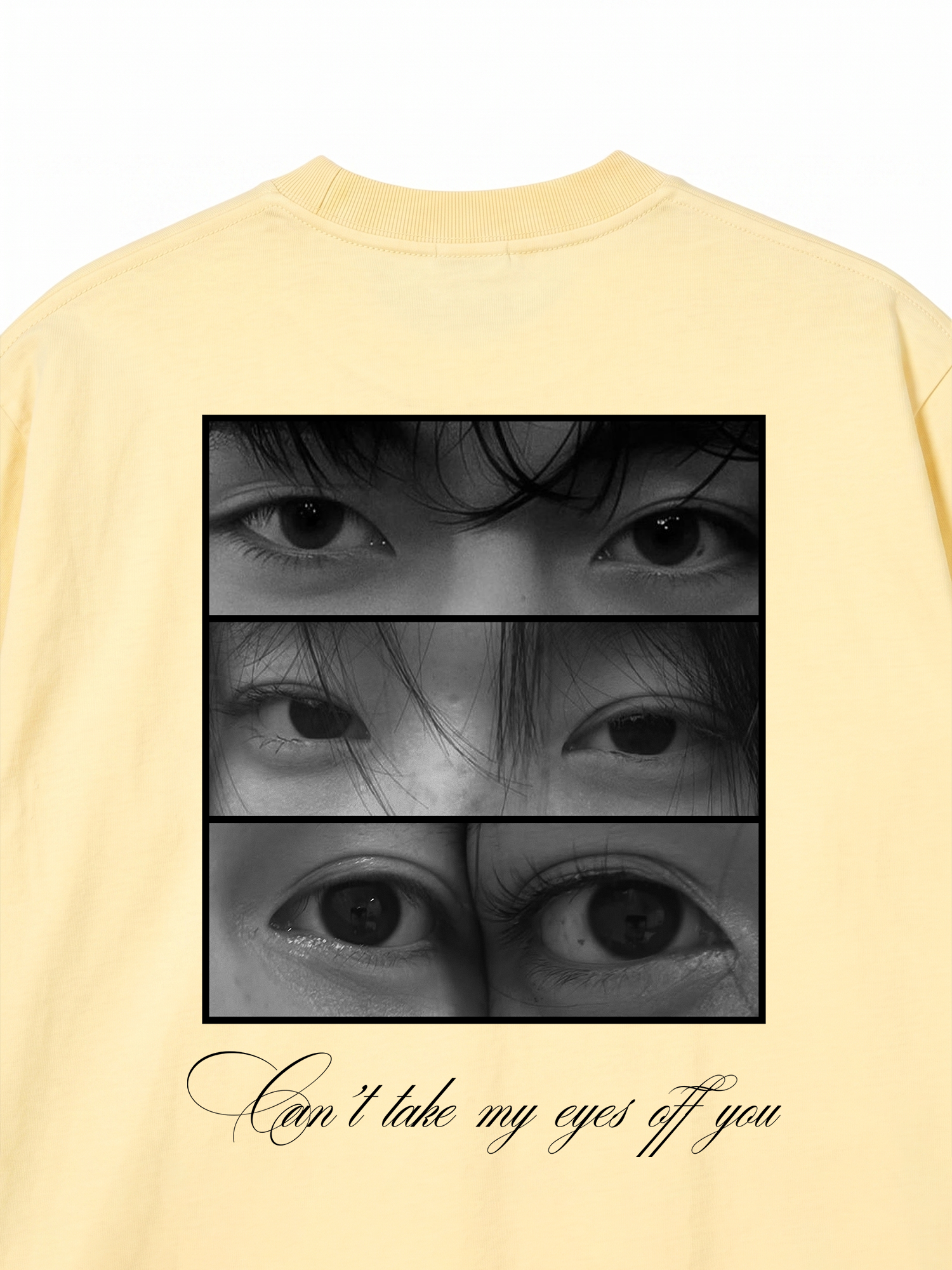 Áo Thun Custom Eyes Couple Photo