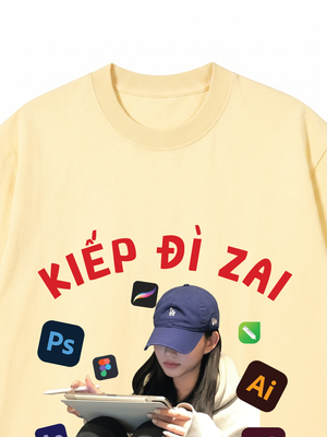 Áo Thun Custom Jod Kiếp Đì Zai