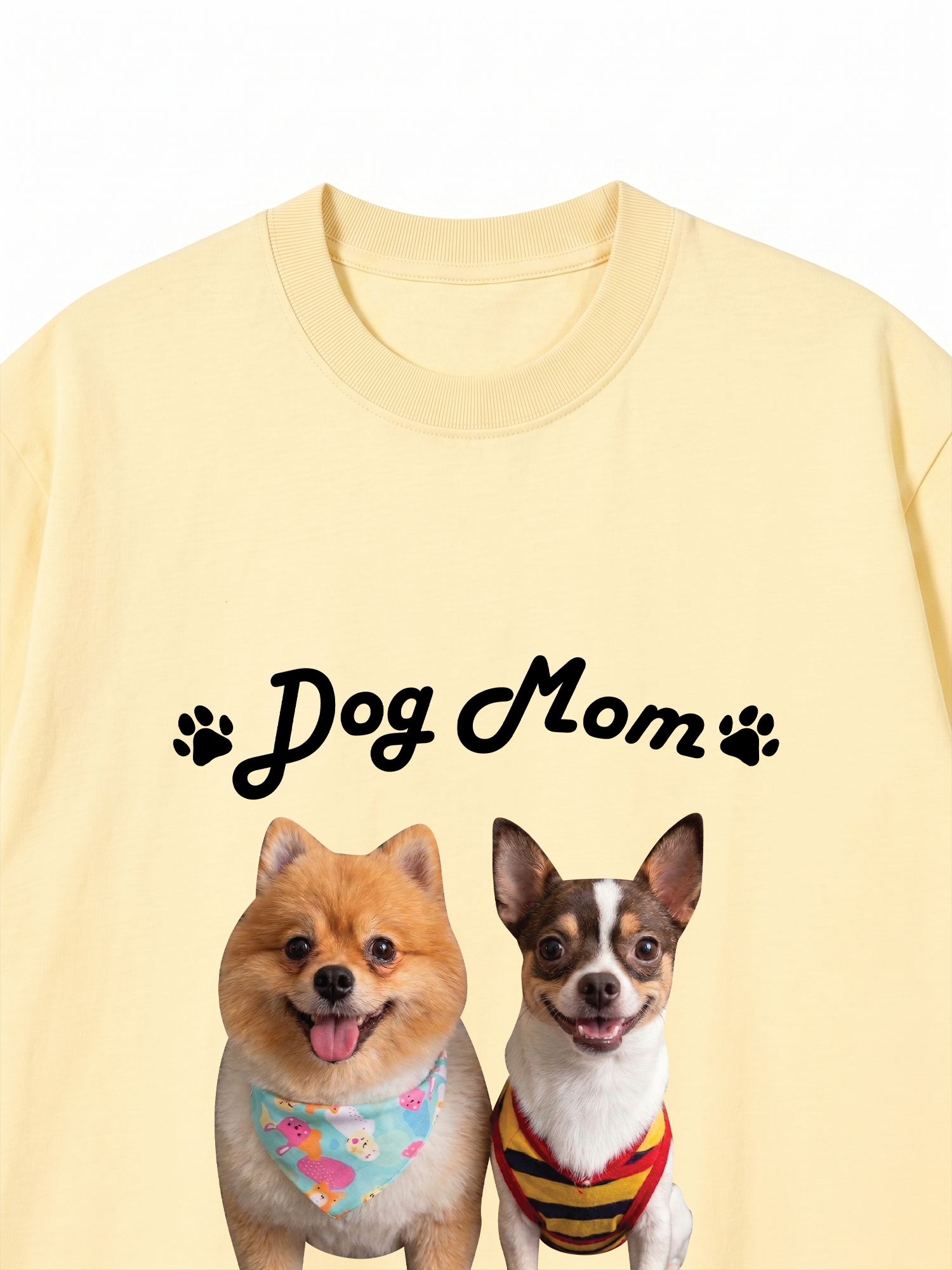 Áo Thun Custom Pet Smiling Dog Besties