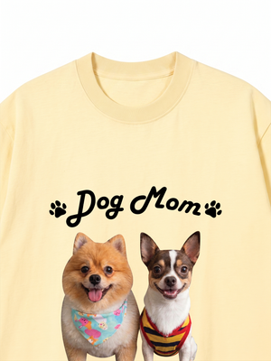 Áo Thun Custom Pet Smiling Dog Besties