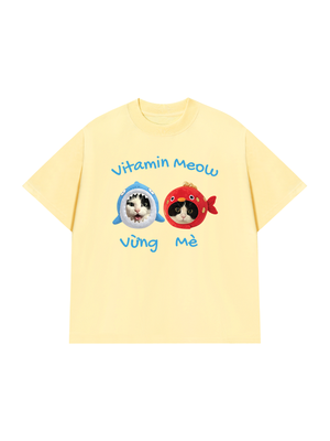 Áo Thun Custom Pet Best Meow