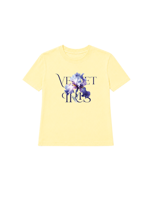 Áo Thun Nữ Bloom Velvet Iris