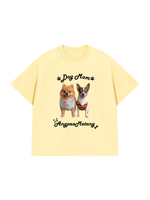 Áo Thun Custom Pet Smiling Dog Besties