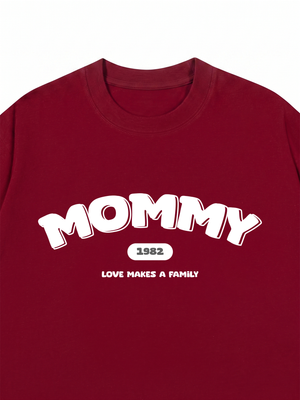 Áo Thun Custom Mommy Daddy Baby