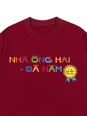 Áo Thun Custom Chứng Nhận Gia Đình Văn Hóa