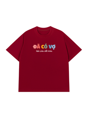 Áo Thun Custom Couple Đã Có Vợ - Chồng