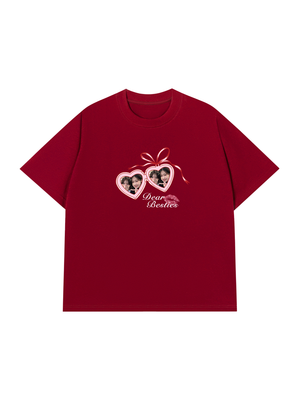 Áo Thun Custom Heart Lock Besties