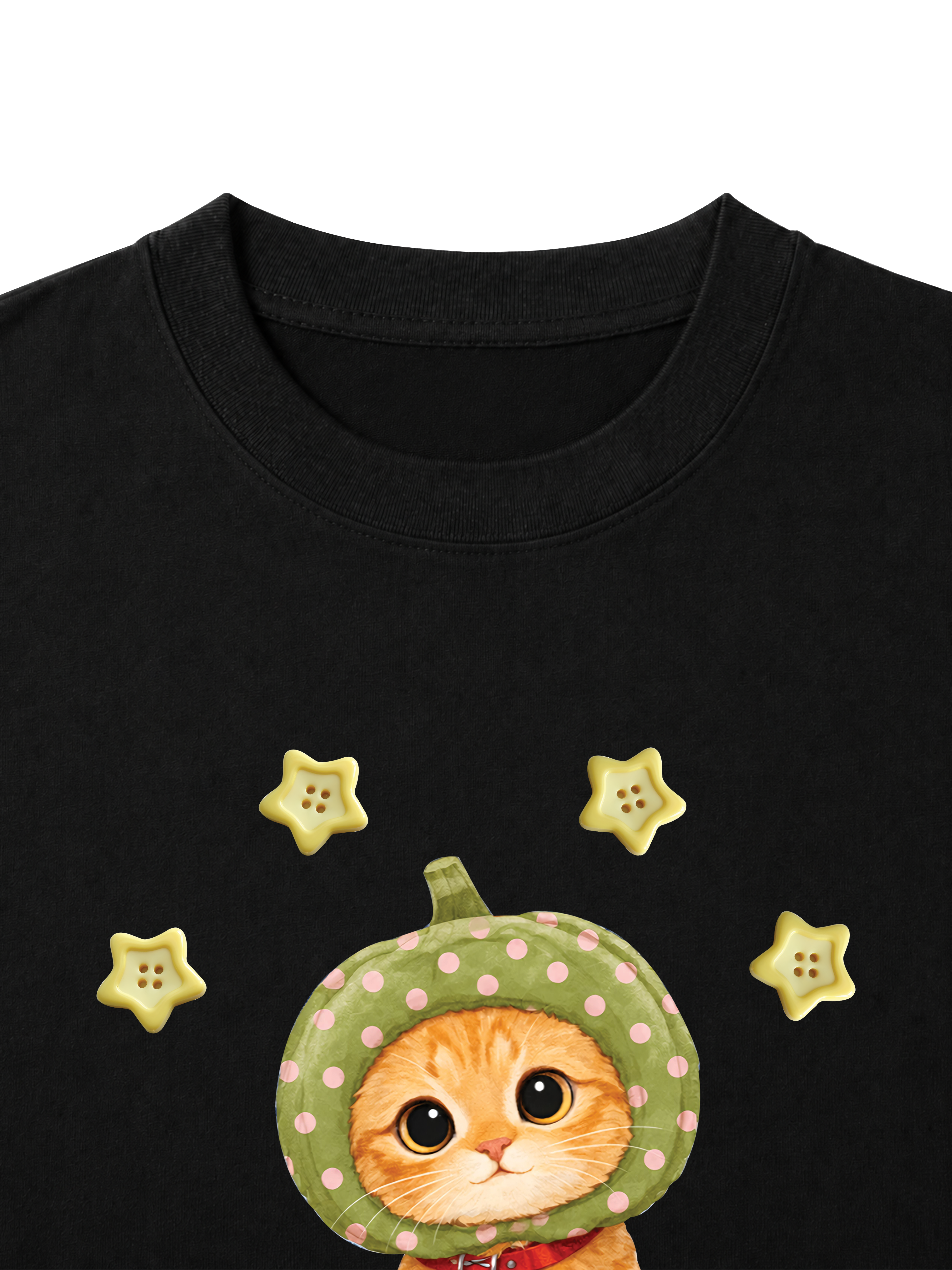 Áo Thun Nữ Pumpkin Cat