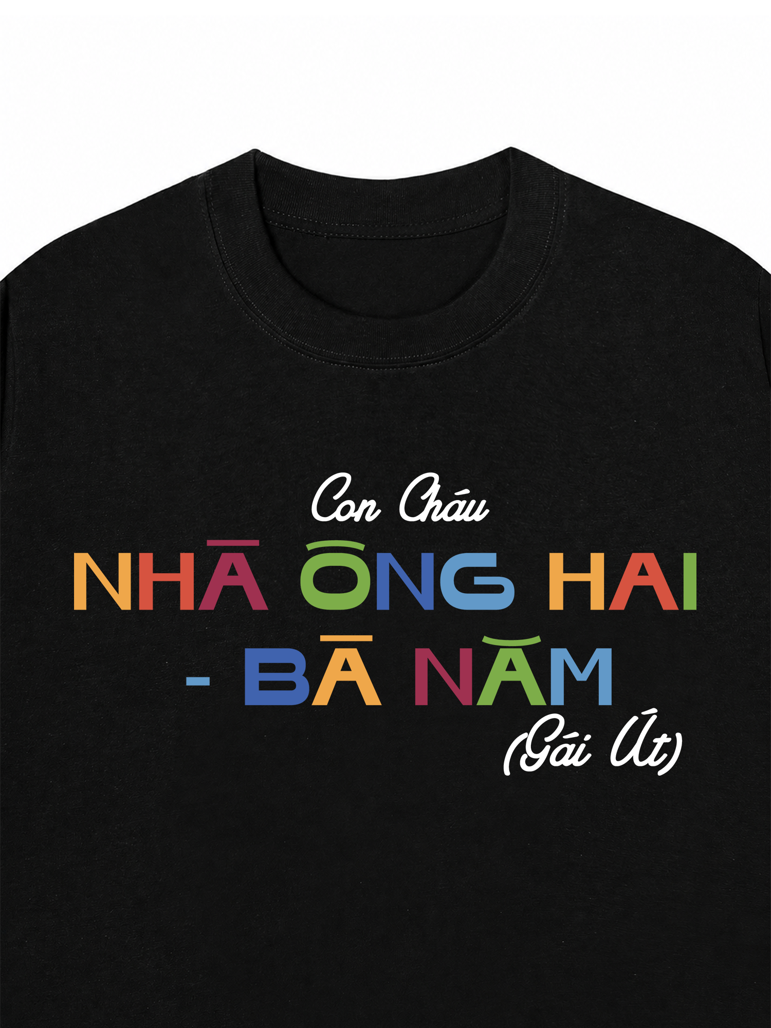 Áo Thun Custom Con Cháu Nhà Ông Bà