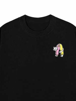 Áo Thun Custom Alphabet Cat