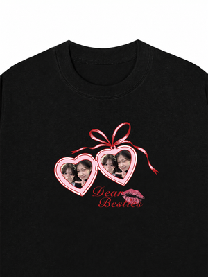 Áo Thun Custom Heart Lock Besties