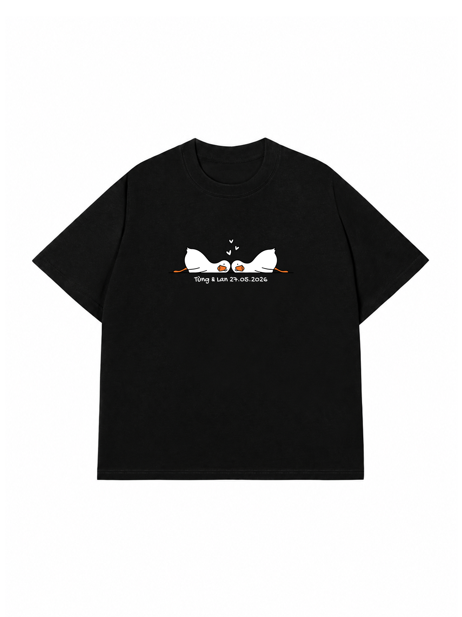 Áo Thun Custom Couple Minimal