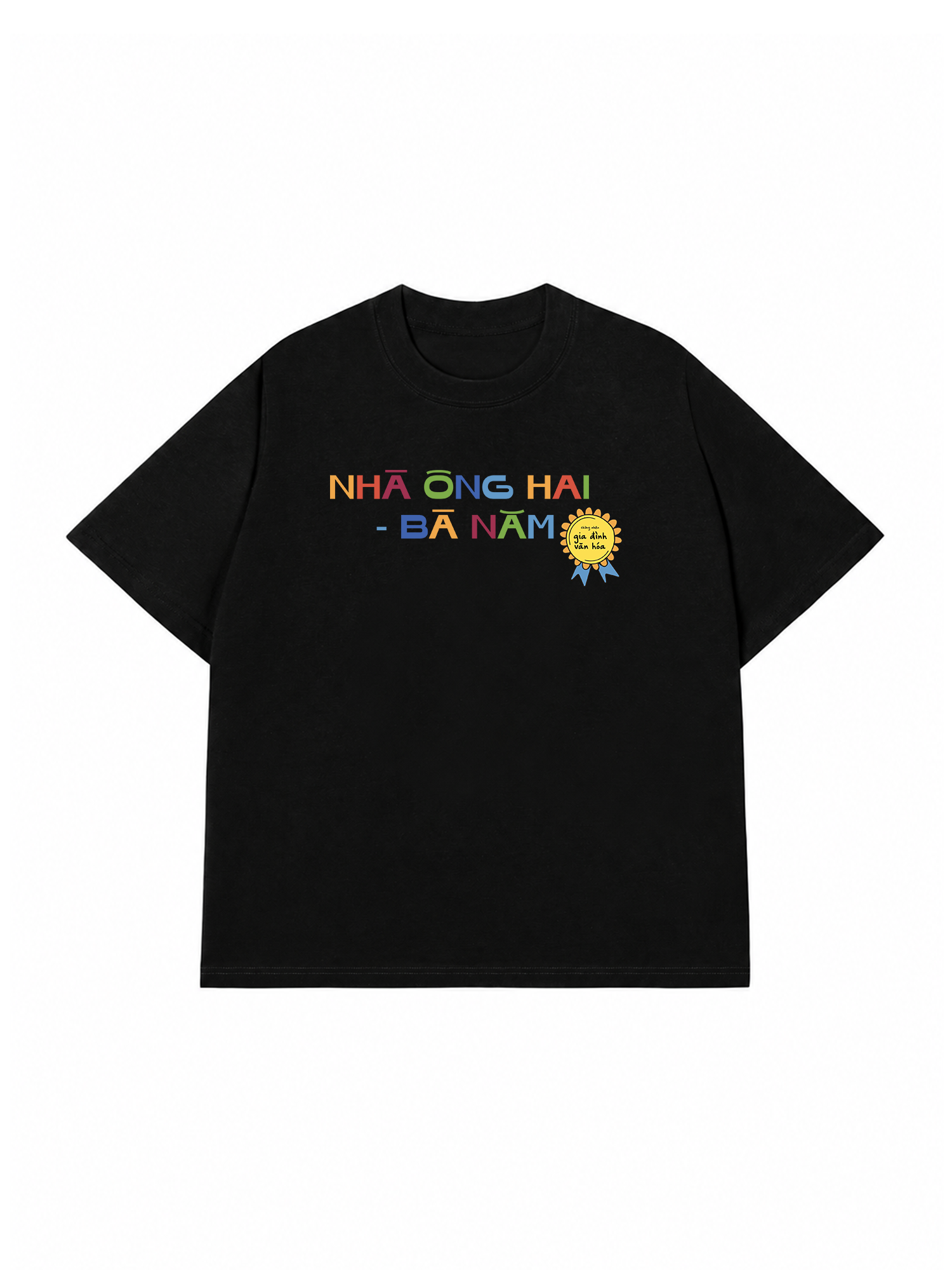 Áo Thun Custom Chứng Nhận Gia Đình Văn Hóa