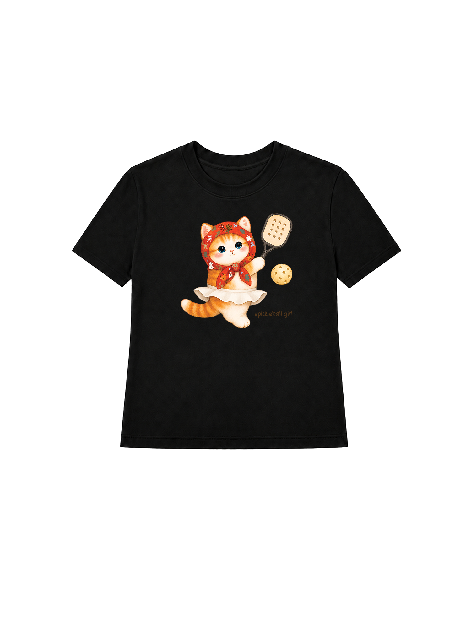 Áo Thun Nữ Pickleball Girl Meow