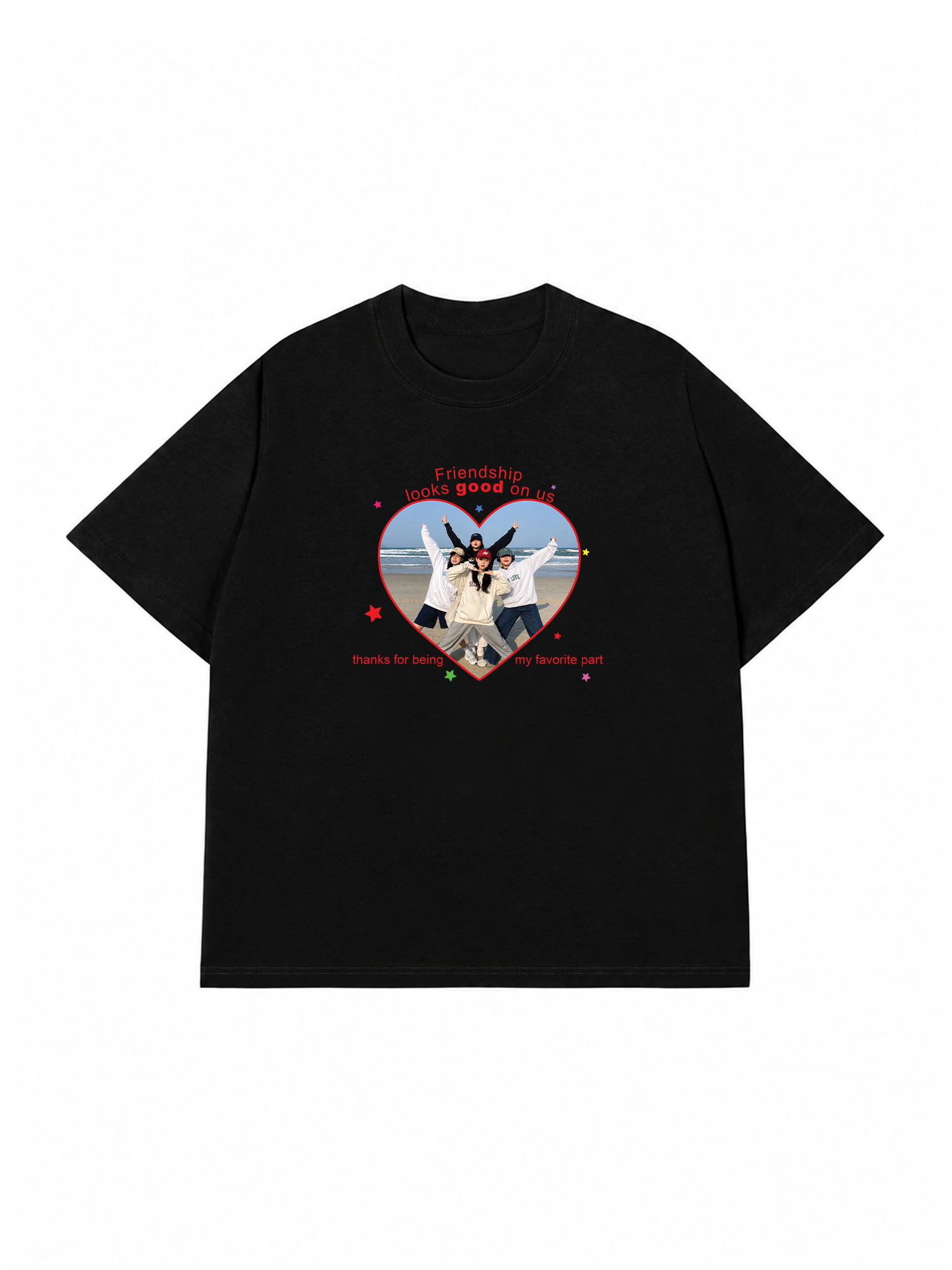 Áo Thun Custom Friend Heart