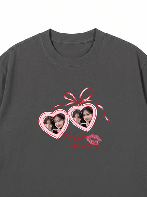 Áo Thun Custom Heart Lock Besties
