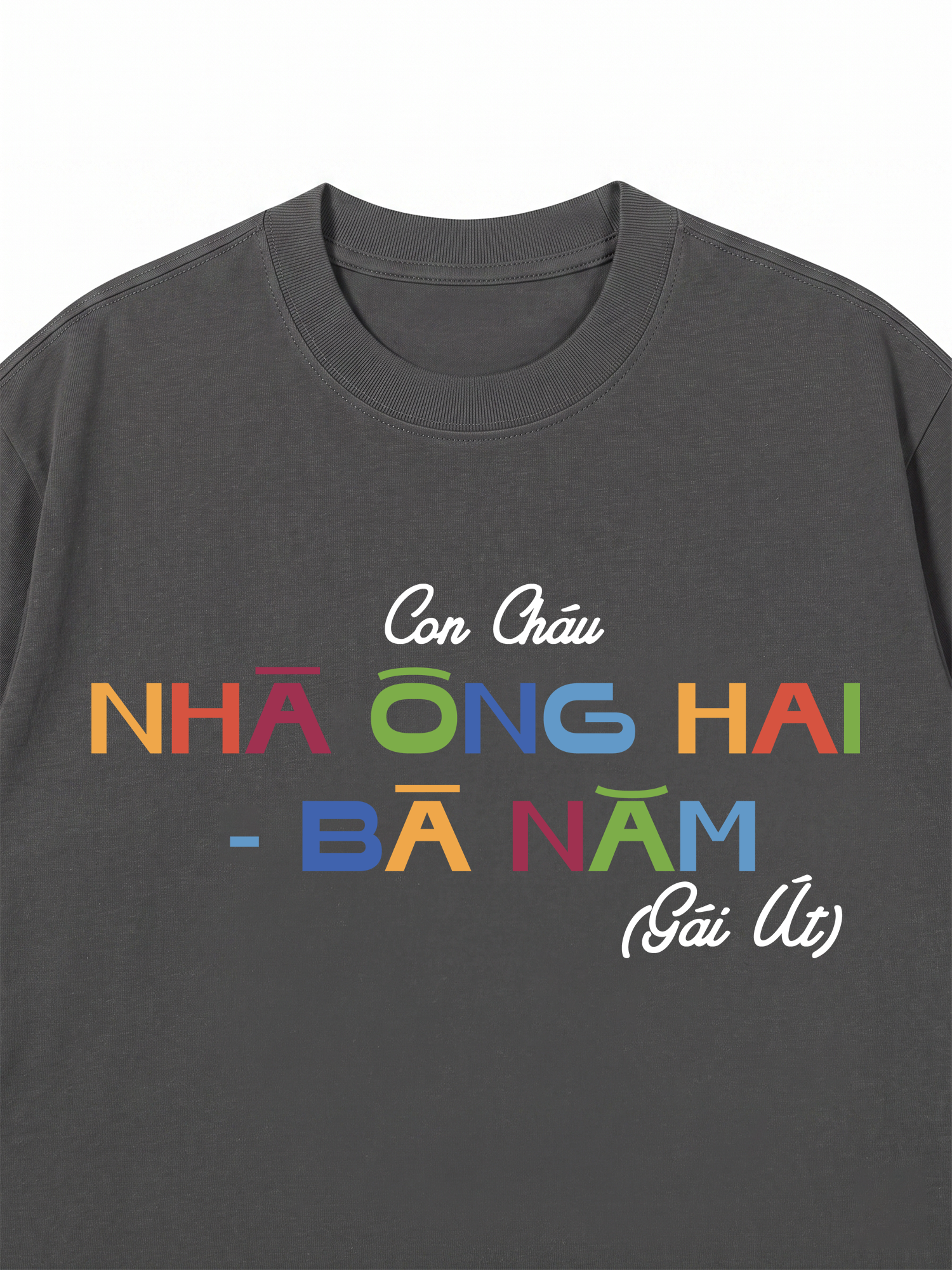 Áo Thun Custom Con Cháu Nhà Ông Bà