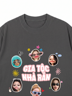 Áo Thun Custom Bestie Hội Rắn
