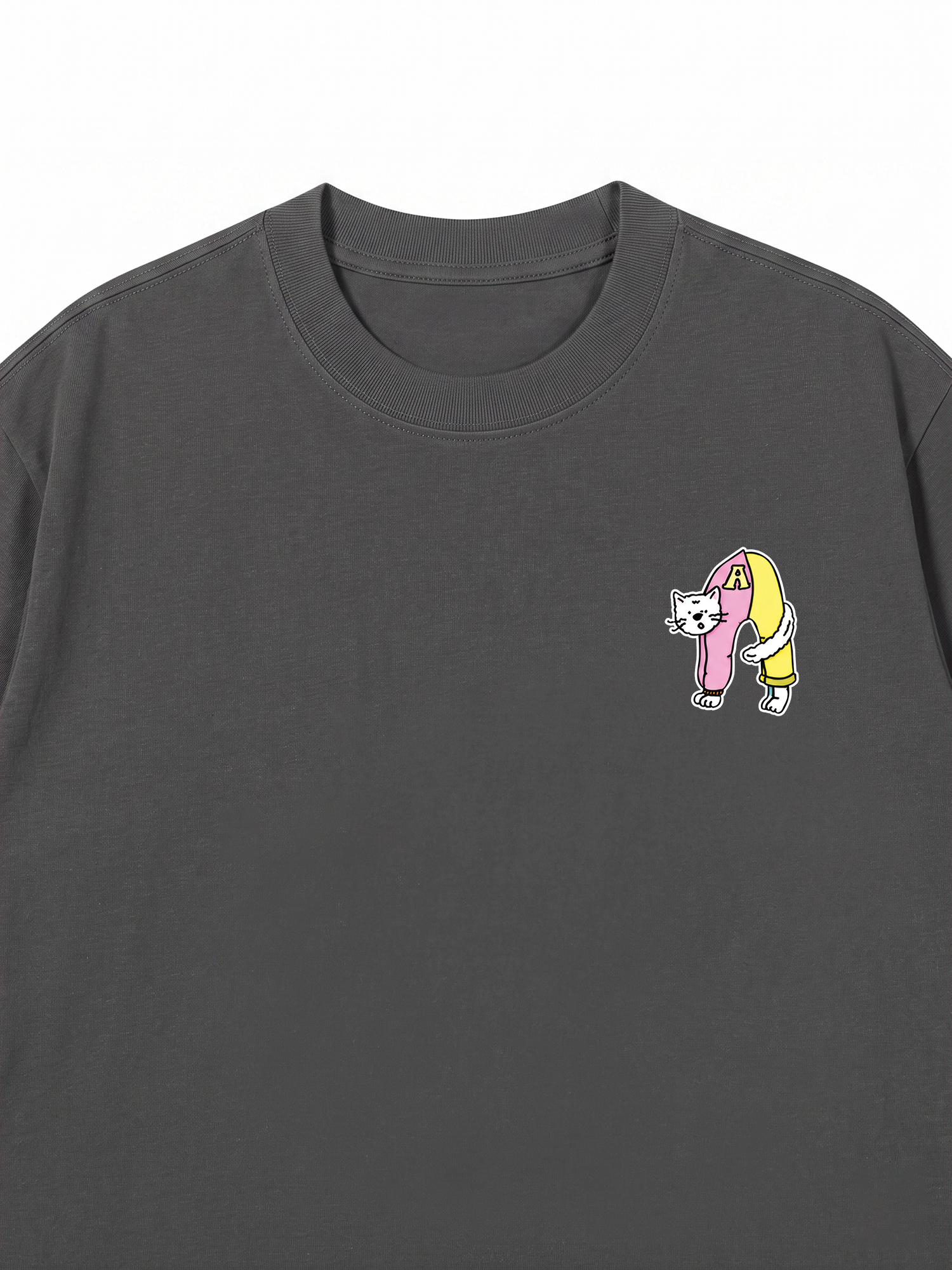 Áo Thun Custom Alphabet Cat
