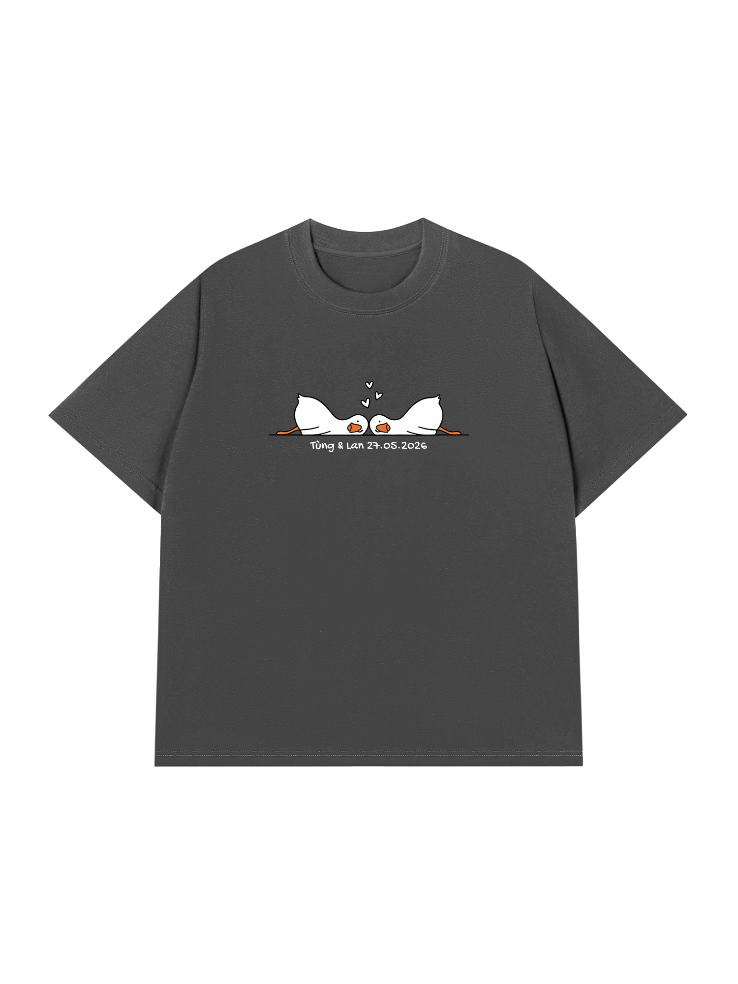 Áo Thun Custom Couple Minimal