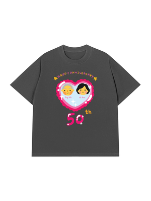 Áo Thun Custom Happy Anniversary