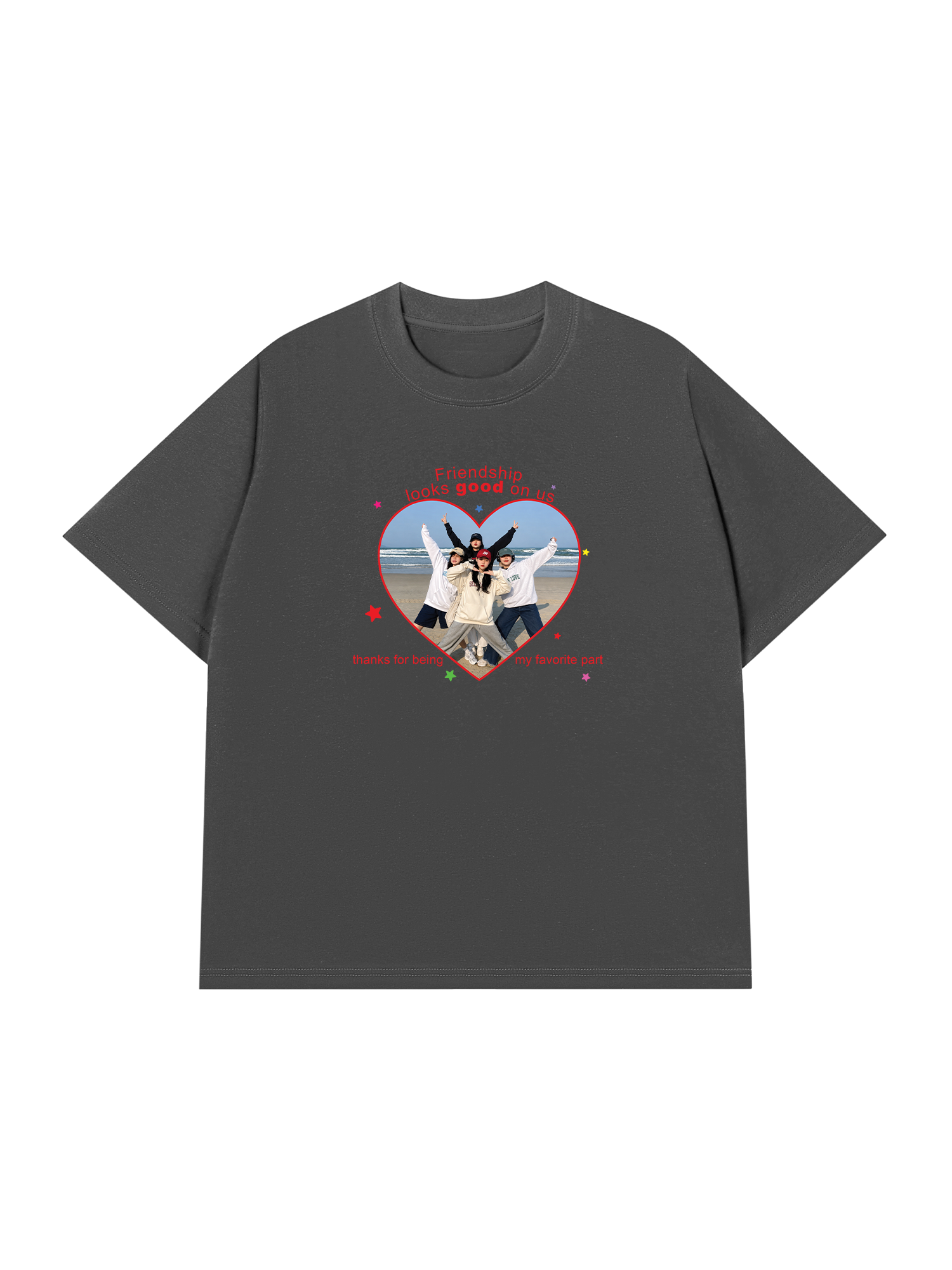 Áo Thun Custom Friend Heart