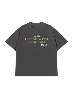 Áo Thun Custom Con Cháu Nhà Ông Bà