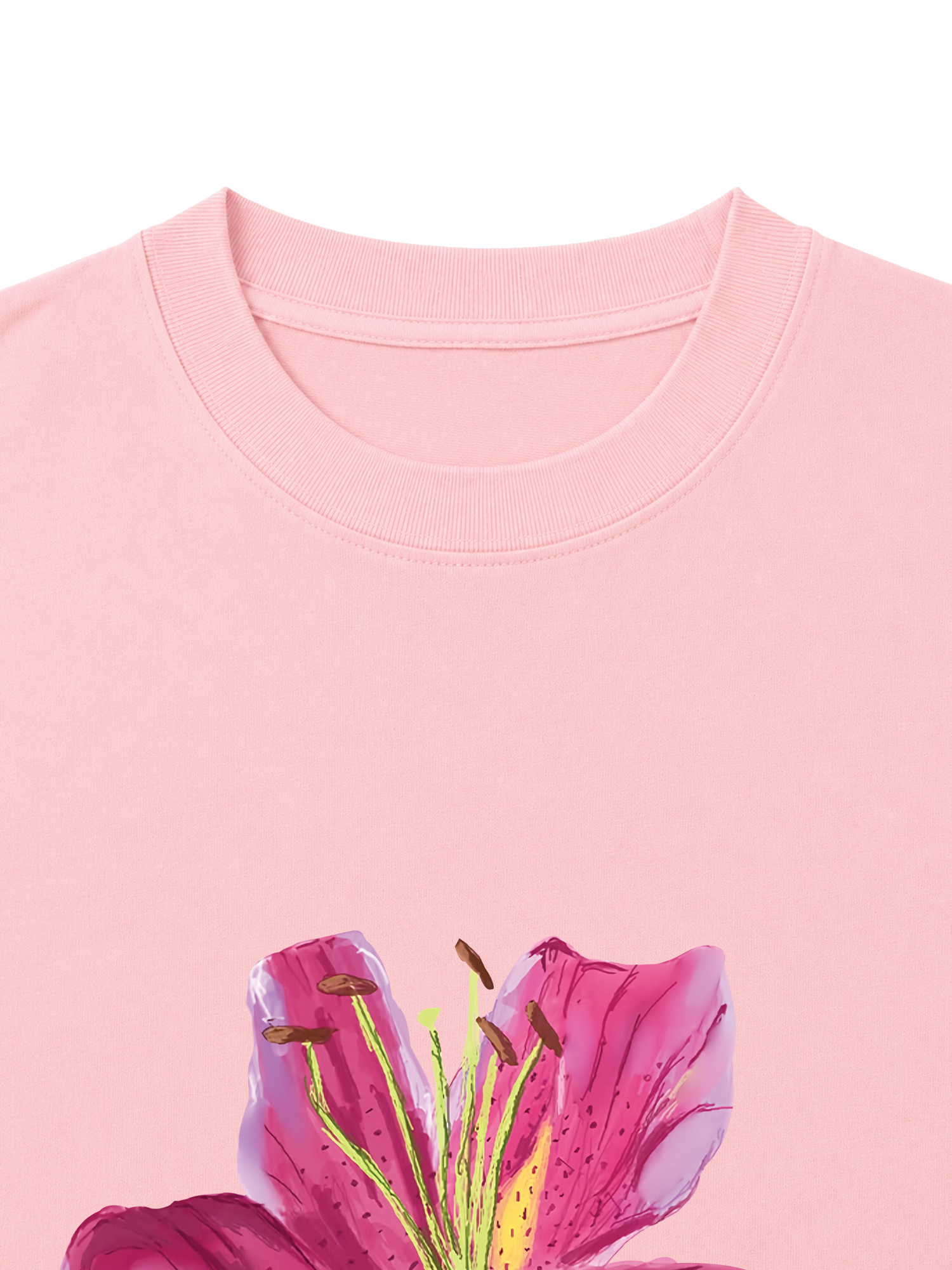 Áo Thun Nữ  Bloom Girl Pink Lily