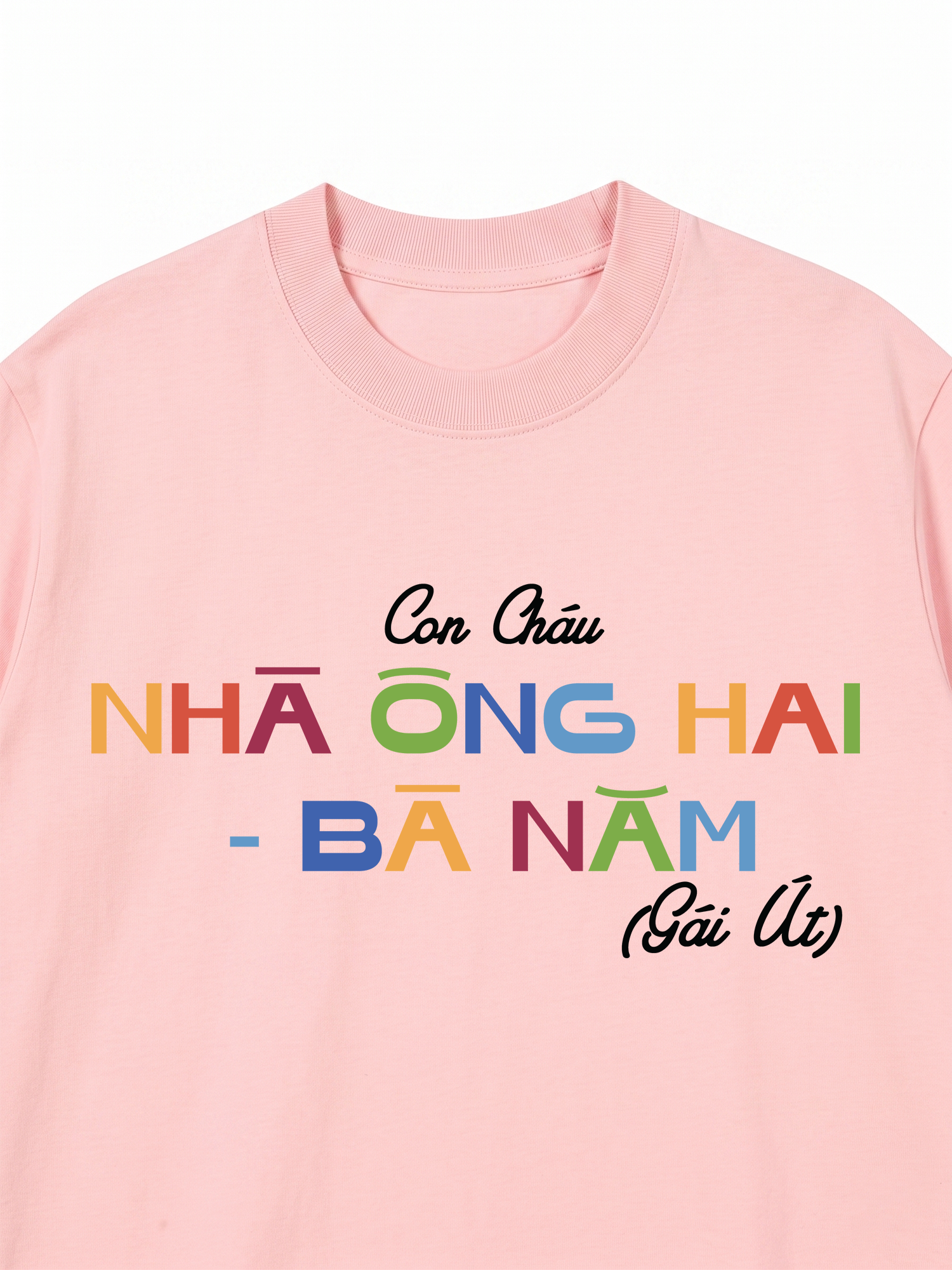 Áo Thun Custom Con Cháu Nhà Ông Bà