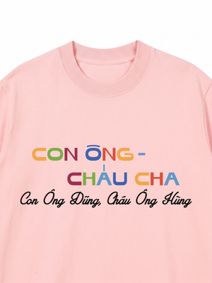 Áo Thun Custom Con Ông Cháu Cha