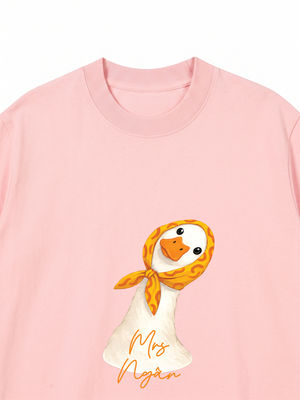 Áo Thun Custom Couple Goose