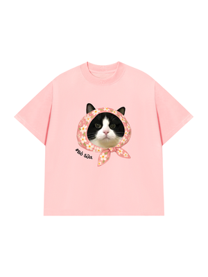 Áo Thun Custom Dog Cat With Bandana