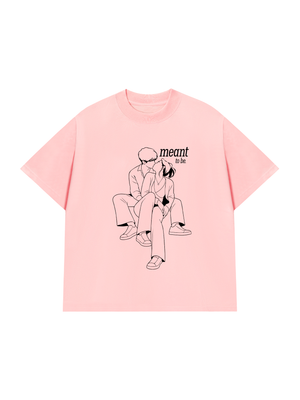 Áo Thun Custom Photo To Line Art Meant To Be
