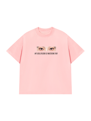Áo Thun Custom Eye Girlfriend Is Watching You