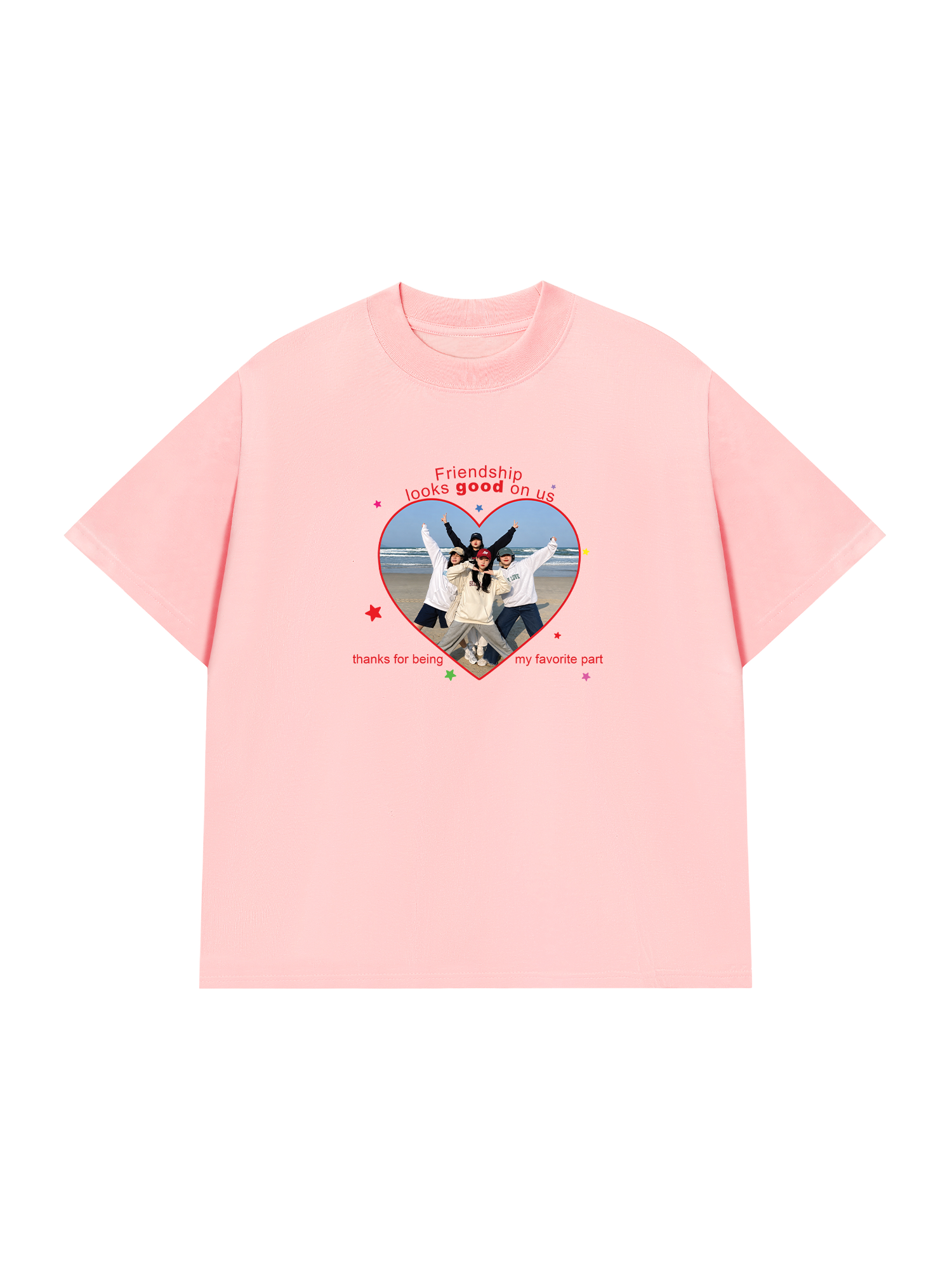 Áo Thun Custom Friend Heart