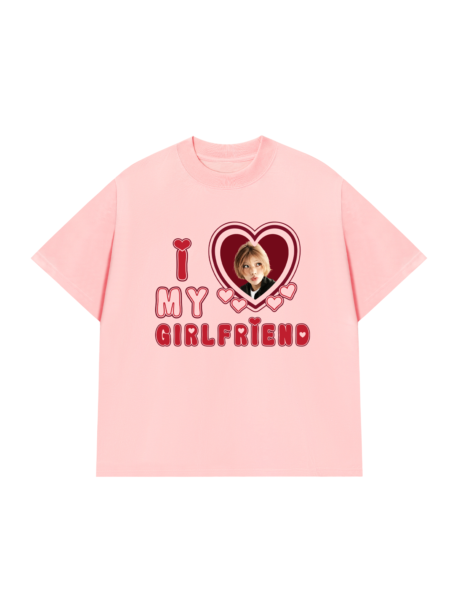 Áo Thun Custom Couple I Love My Boyfriend, Girlfriend